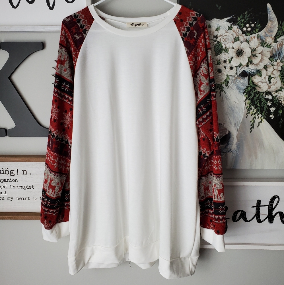 Christmas Sleeve Raglan